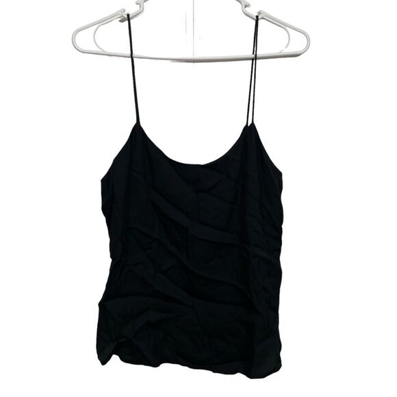 Reformation Black Relaxed Fit Spaghetti Strap Tank Top - Picture 1 of 4
